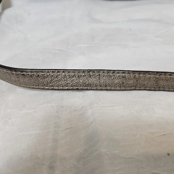 Authentic Coach Morgan Satchel | Style F35185 | Metallic Gold Pebbled Leather - Picture 5 of 16